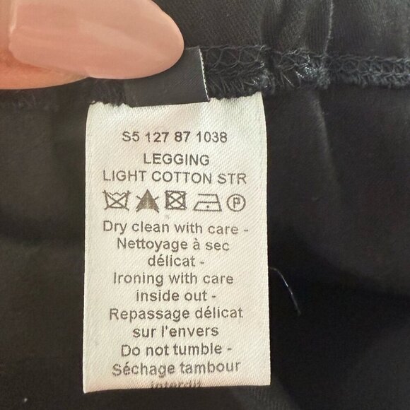 JOSEPH Light Cotton STR Black Legging Pants - Picture 6 of 11